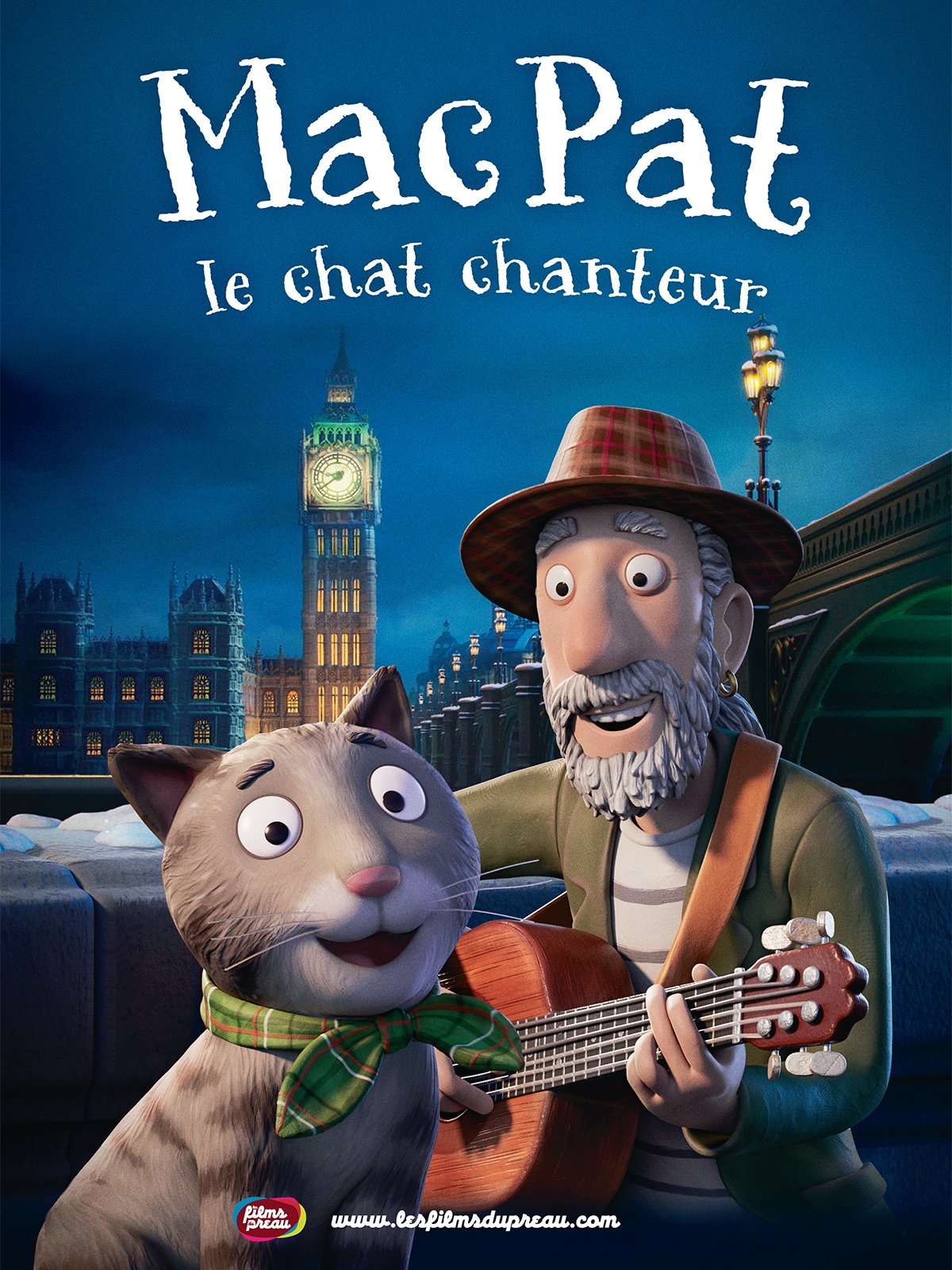 Affiche du film MacPat le chat chanteur au cinéma Paradiso de St MArtin en Haut